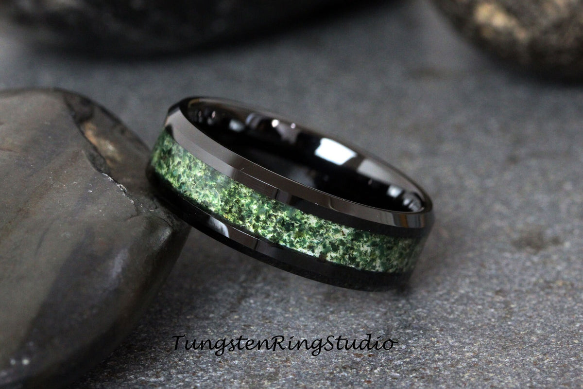 8mm beveled band