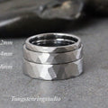 Hammer Tungsten Silver Grey Wedding 2 mm 4 mm 6 mm Ring Band Hammer tungsten wedding Ring Anniversary Rings Man Ring Women Ring